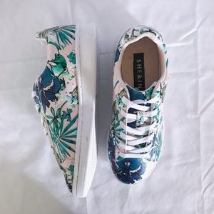 tropical leopard sneakers